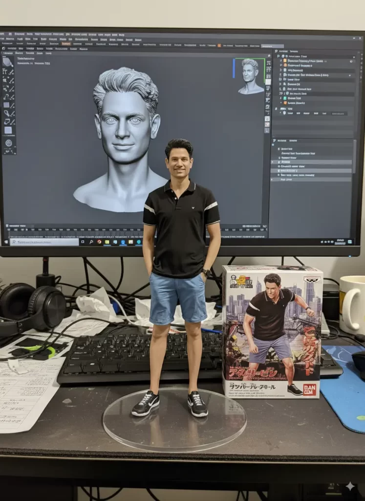 Google AI Studio 3D Figurine - Self Picture