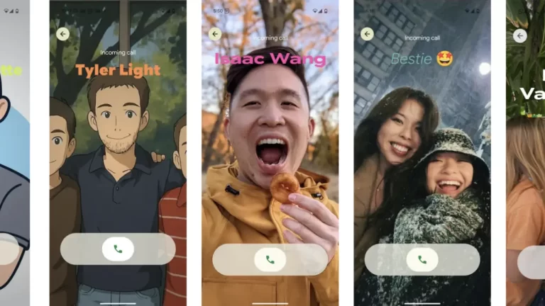 Google Phone My Calling Card