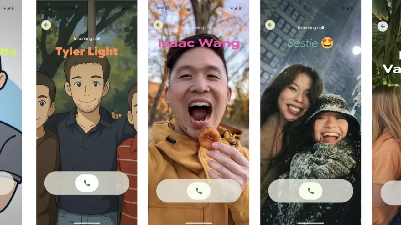 Google Phone My Calling Card